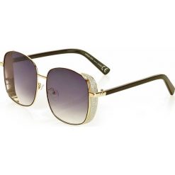 Eleganckie okulary przeciwsłoneczne mazzini diamond beauty czarny. Czarne okulary przeciwsłoneczne damskie LOOKS STYLE EYEWAER, eleganckie. W wyprzedaży za 59,90 zł.
