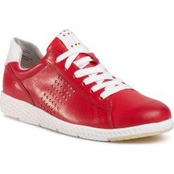 Sneakersy MARCO TOZZI - 2-23766-24 Red/White 531. Czerwone półbuty damskie Marco Tozzi, ze skóry ekologicznej. Za 299,00 zł.