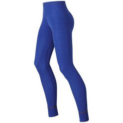 Spodnie dresowe damskie: Odlo Spodnie damskie ACTIVE Originals WARM Pants C/O granatowe r. M (152041)
