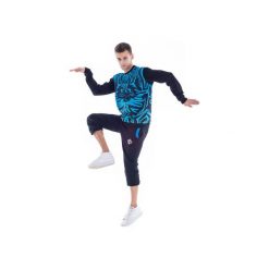 Bastet Sweatshirt (Blue). Niebieskie bluzy męskie OKUAKU, l, z nadrukiem, z bawełny, bez kołnierzyka, bez rękawów, bez kaptura. Za 223,20 zł.