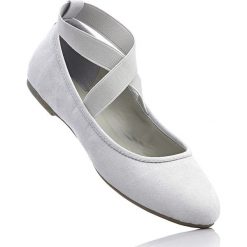 Baleriny damskie: Baleriny bonprix szary