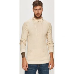 Brave Soul - Sweter. Białe swetry męskie Brave Soul, s, bez wzorów, z bawełny, z golfem, bez kaptura. Za 99,90 zł.