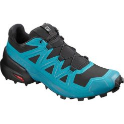 Buty Salomon Speedcross 5 M Czarno-Niebieskie. Niebieskie buty sportowe męskie Salomon, na sznurówki, do biegania, salomon speedcross. Za 549,99 zł.