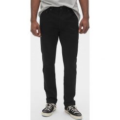 Spodnie - Slim fit - w kolorze czarnym. Czarne spodnie męskie m, w paski, klasyczne. W wyprzedaży za 144,95 zł.