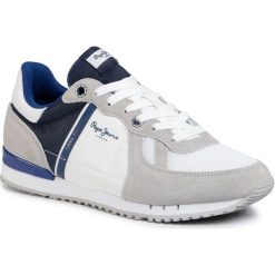 Sneakersy PEPE JEANS - Tinker Zero Ath PMS30612 White 800. Białe sneakersy męskie Pepe Jeans, bez zapięcia. W wyprzedaży za 229,00 zł.