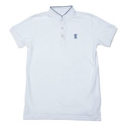 T-shirty chłopięce z krótkim rękawem: Koszulka polo w kolorze białym