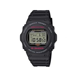 Zegarek G-SHOCK - DW-5750E-1ER Black/Black. Czarne zegarki męskie G-Shock. Za 439,00 zł.