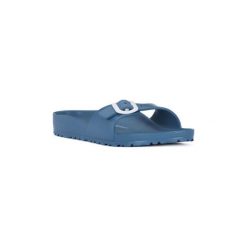 Klapki Birkenstock MADRID EVA. Niebieskie klapki damskie Birkenstock, bez wzorów, bez obcasa. Za 164,50 zł.