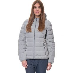 Kurtka puchowa w kolorze szarym. Szare kurtki damskie puchowe CMP Women, bez wzorów, bez kaptura. W wyprzedaży za 313,95 zł.