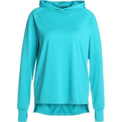 Topy sportowe damskie: ASICS THERMOPOLIS HOODIE&SULPHUR Koszulka sportowa lake blue heather