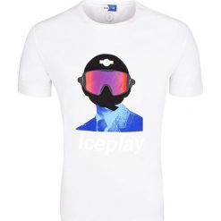 T- shirt Ice Play By ICEBERG. Niebieskie t-shirty męskie ICE PLAY BY ICEBERG, m, bez wzorów, z bawełny, z włoskim kołnierzykiem. Za 139,00 zł.