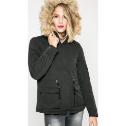 Only - Parka. Czarne parki damskie marki ONLY, s, z poliesteru, długie. W wyprzedaży za 79,90 zł.