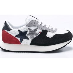 Tommy Jeans - Buty. Białe buty sportowe męskie Tommy Jeans, z jeansu, na sznurówki. W wyprzedaży za 449,90 zł.