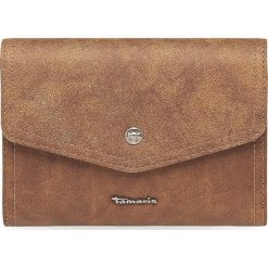 Portfele damskie: Portfel „Bea” w kolorze jasnobrązowym – 14,5 x 11 x 5 cm