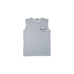 T-shirt męski bez rękawów. Szare t-shirty męskie TXM, m, bez wzorów, bez kołnierzyka. Za 19,99 zł.