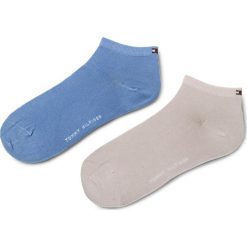 Zestaw 2 par niskich skarpet damskich TOMMY HILFIGER - Dobotex BV 373001001 Lilac/Hint 027. Różowe skarpetki damskie z elastanu. Za 39,99 zł.