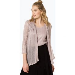Ambiance - Zestaw damski z kurtki i topu, różowy. Różowe kurtki damskie Ambiance, z aplikacjami, eleganckie, bez kaptura. Za 299,95 zł.