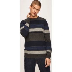 Premium by Jack&Jones - Sweter. Czarne swetry męskie Premium by Jack&Jones, xl, bez wzorów, z bawełny, z okrągłym kołnierzem, bez kaptura. W wyprzedaży za 59,90 zł.
