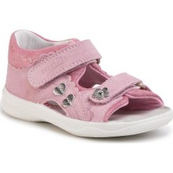Sandały SUPERFIT - 6-06096-55 S Rosa. Różowe sandały dziewczęce Superfit, ze skóry, bez zapięcia. Za 229,00 zł.