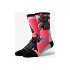 Stance SW Sith Skarpetki Czarny Czerwony. Czerwone skarpetki męskie Stance, z motywem z bajki, z elastanu. Za 85,95 zł.