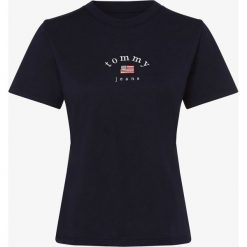 Tommy Jeans - T-shirt damski, niebieski. Niebieskie t-shirty damskie Tommy Jeans, m, bez wzorów, z bawełny, bez kołnierzyka. Za 179,95 zł.