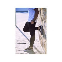 PANTS WESTSIDER. Czarne spodnie męskie l, z haftami, z bawełny. Za 219,00 zł.