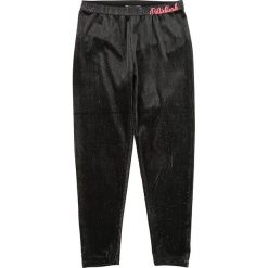 Spodnie w kolorze czarnym. Czarne spodnie niemowlęce Billieblush & Billybandit, bez wzorów. W wyprzedaży za 49,95 zł.