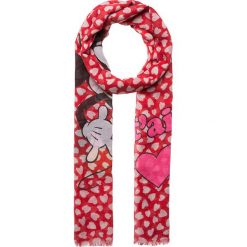 Chusty damskie: Chusta „Kissing Mickey and Minnie” w kolorze czerwonym – 190 x 70 cm