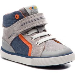 Sneakersy GEOX - B Kilwi B. C B82A7C 02210 C0493 M Grey/Avio. Szare trampki chłopięce Geox, bez wzorów, ze skóry, bez zapięcia. W wyprzedaży za 159,00 zł.