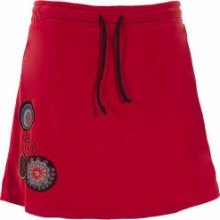Spódnica w kolorze czerwonym. Czerwone spódniczki damskie Kéawa, s, z haftami, midi, rozkloszowane. W wyprzedaży za 56,95 zł.