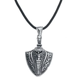 EtNox Hard and Heavy Schlange Naszyjnik srebrny. Szare naszyjniki męskie marki etNox Hard and Heavy, srebrne. Za 62,90 zł.