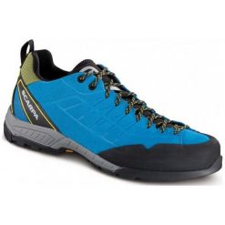 Scarpa Buty Turystyczne Epic Gtx Vivid Blue/Yellow 44. Niebieskie buty sportowe męskie marki Scarpa, z gore-texu, na sznurówki, wspinaczkowe, gore-tex. W wyprzedaży za 519,00 zł.