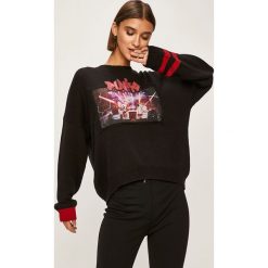 Pinko - Sweter. Czarne swetry damskie Pinko, s, z aplikacjami, z bawełny, bez rękawów, bez kaptura. W wyprzedaży za 599,90 zł.