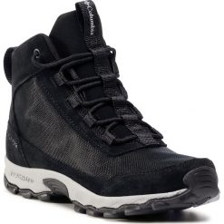 Trekkingi COLUMBIA - Youth Flow Borough Mid BY0121 Black/Steam 010. Czarne śniegowce dziewczęce Columbia, bez zapięcia. Za 339,00 zł.