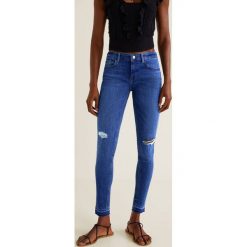Mango - Jeansy Kim. Niebieskie rurki damskie marki Mango, z elastanu. Za 119,90 zł.