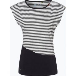 Ragwear - T-shirt damski – Ninon Stripes, niebieski. Niebieskie t-shirty damskie Ragwear, m, w paski, z kontrastowym kołnierzykiem. Za 99,95 zł.