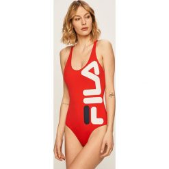 Fila - Strój kąpielowy. Niebieskie stroje kąpielowe damskie Fila, s, z nadrukiem, z elastanu. W wyprzedaży za 159,90 zł.