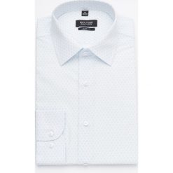 Koszula versone 2927 długi rękaw slim fit biały. Białe koszule męskie Recman, m, bez wzorów, bez kołnierzyka, z długim rękawem. Za 179,00 zł.