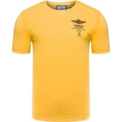 T-shirty męskie: T-shirt AERONAUTICA MILITARE Żółty