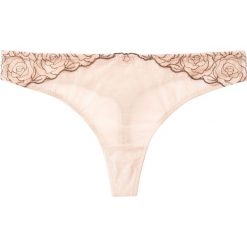 Stringi bonprix biszkoptowo-czekoladowy. Różowe majtki damskie bonprix. Za 29,99 zł.