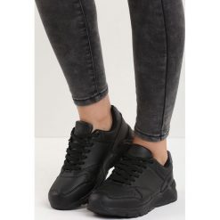 Buty sportowe damskie: Czarne Buty Sportowe Cross Your Mind