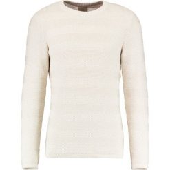 Swetry klasyczne męskie: Selected Homme SHHPARK CAMP CREW NECK Sweter egret/moonbean
