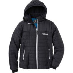 Kurtka zimowa pikowana Regular Fit bonprix czarny. Czarne kurtki męskie marki bonprix, na zimę, m. Za 199,99 zł.
