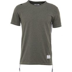 Koszulki polo: The Editor SIDEZIP TEE Tshirt z nadrukiem dark oliv