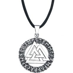 EtNox Magic and Mystic Odin's Knot Naszyjnik srebrny. Szare naszyjniki męskie marki etNox Magic and Mystic, srebrne. Za 121,90 zł.