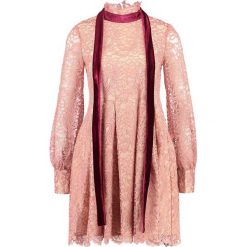 Sukienki: Endless Rose VELVET NECK TIE LACE Sukienka koktajlowa azalea pink