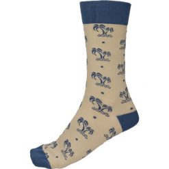 Skarpety unisex. Brązowe skarpetki męskie Gino Rossi, z bawełny. Za 13,90 zł.