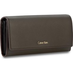 Portfele damskie: Duży Portfel Damski CALVIN KLEIN BLACK LABEL – Milli3 Large Trifold K60K603421 097