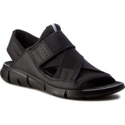 Sandały męskie skórzane: Sandały ECCO – Intrinsic Sandal 84200451052 Black/Black