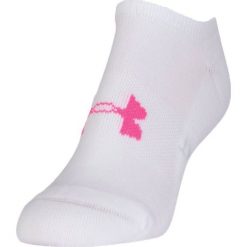 UA Athletic Solo 3PPK 1312541-100. Białe skarpetki damskie Under Armour, bez wzorów. W wyprzedaży za 49,99 zł.